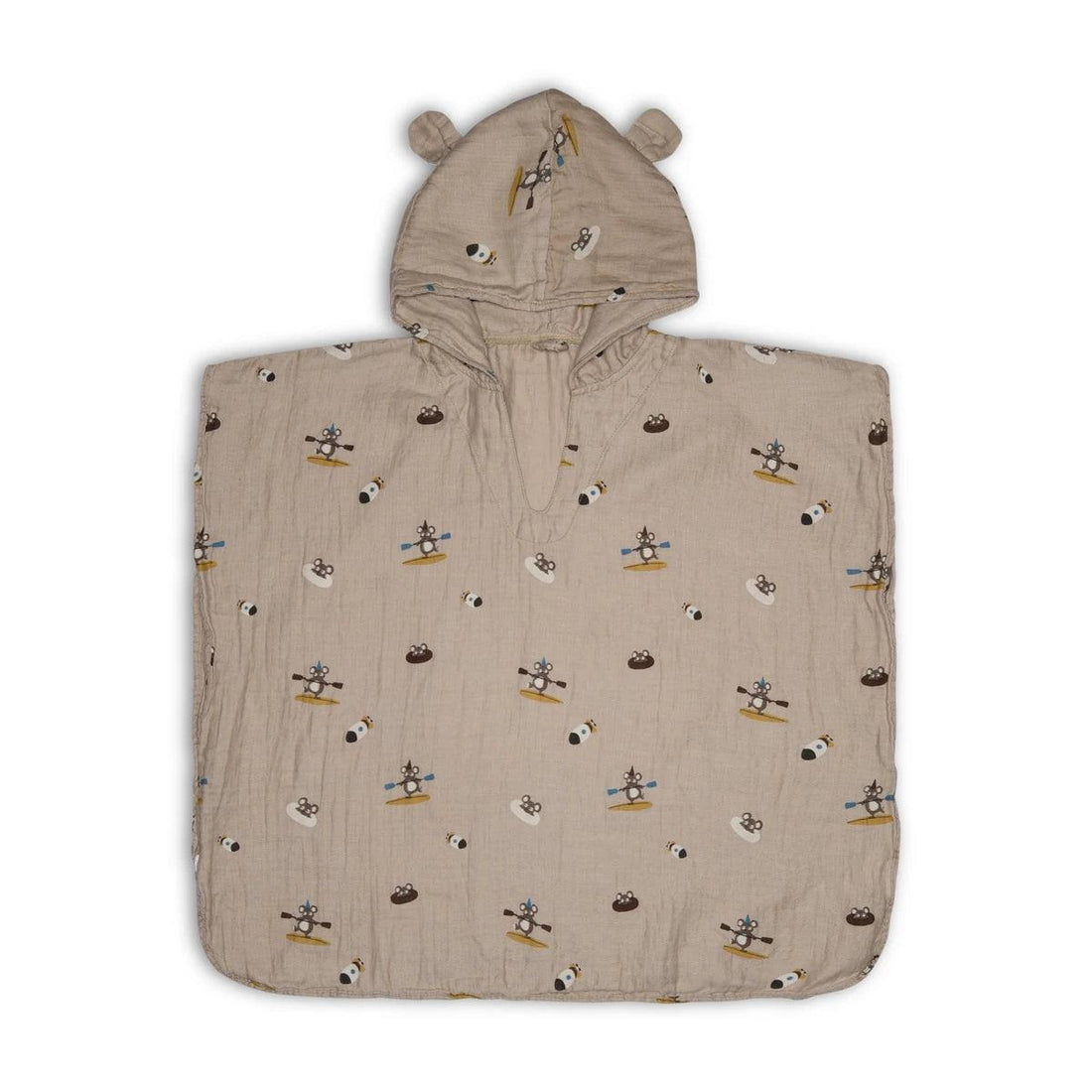 Flor poncho-beige surfer - Baby Winkel Online