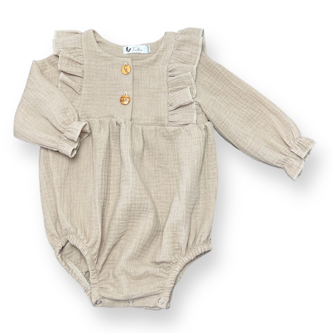 Body lange mouw beige - Baby Winkel Online