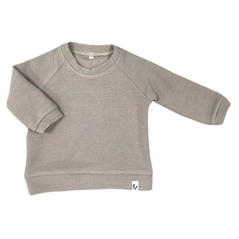 Sweater rib taupe - Baby Winkel Online