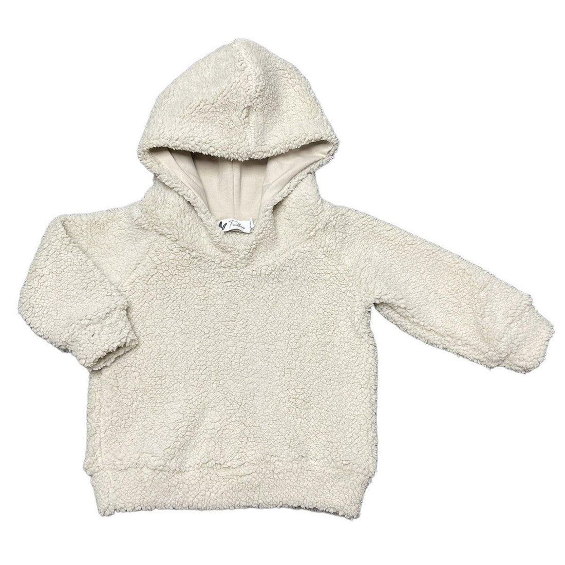 Hoodie teddy light beige - Baby Winkel Online