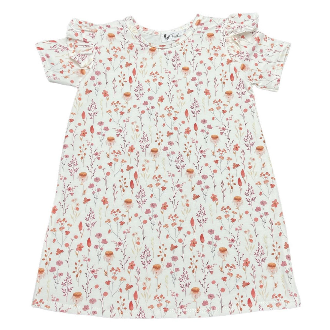 Jurkje ruffle spring flower - Baby Winkel Online