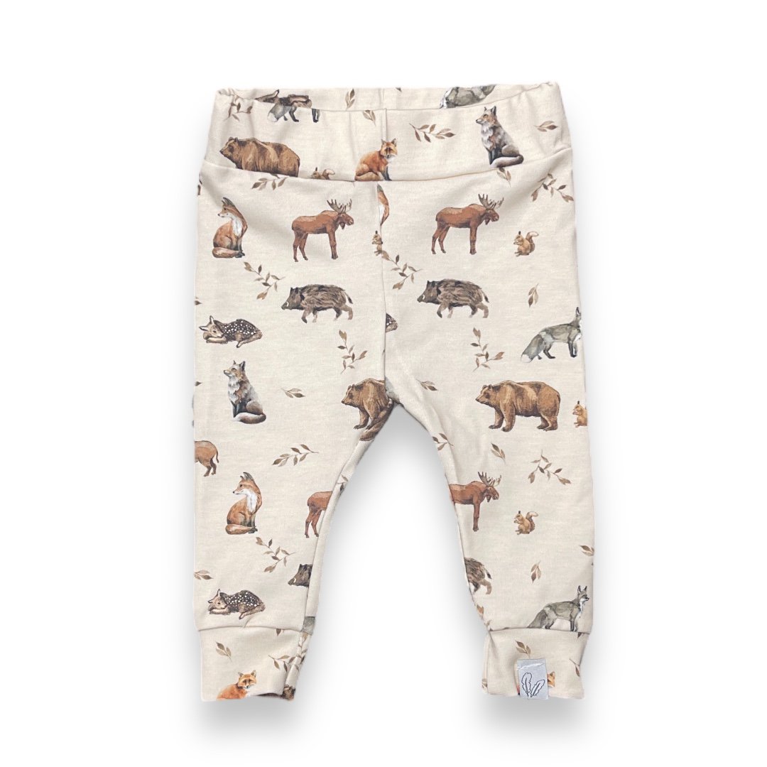 Newborn broekje wild forest animals - Baby Winkel Online