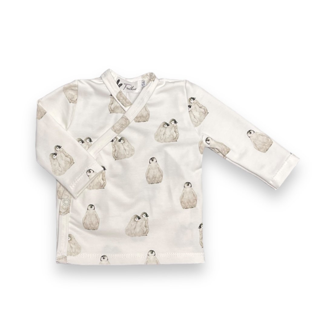 Overslagshirtje penguin - Baby Winkel Online