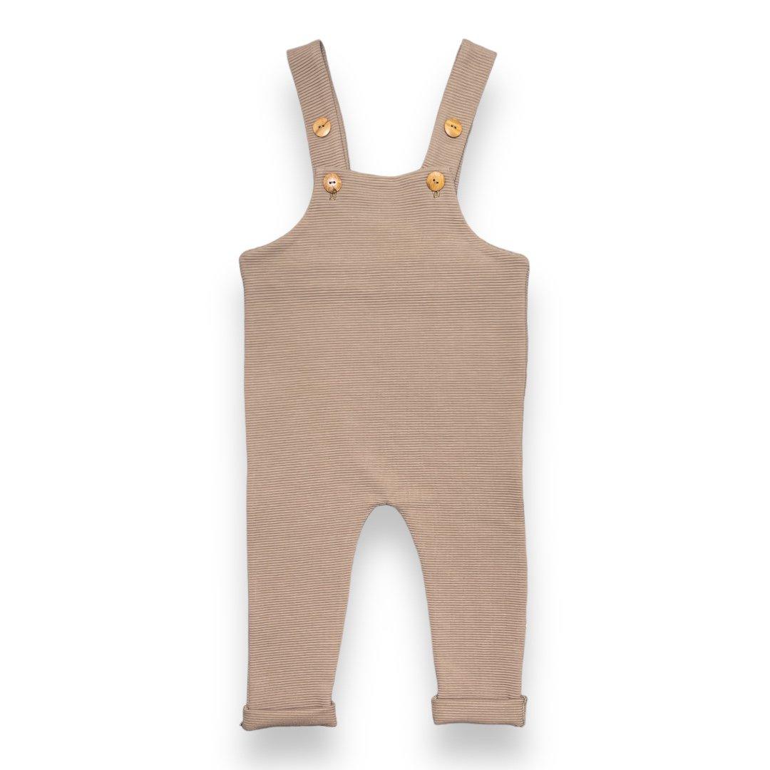 Salopette rib taupe - Baby Winkel Online