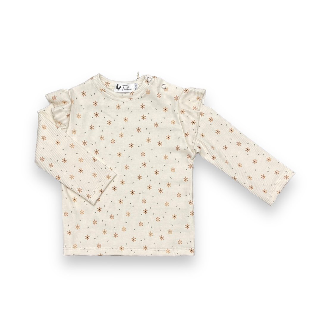 Longsleeve ruffle starflower - Baby Winkel Online