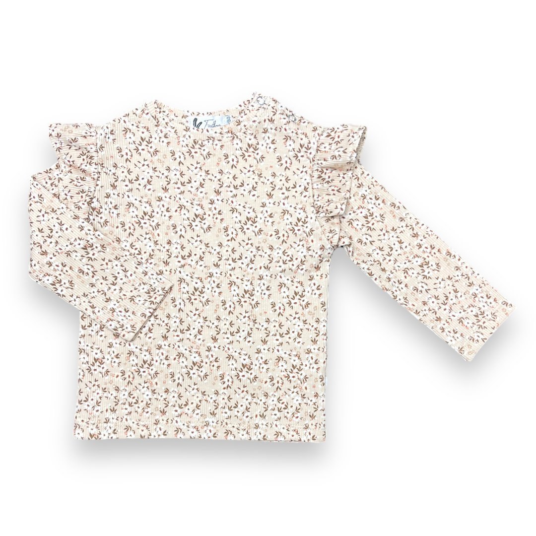 Longsleeve ruffle flowerbomb - Baby Winkel Online