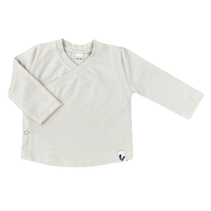 Overslagshirtje beige - Baby Winkel Online