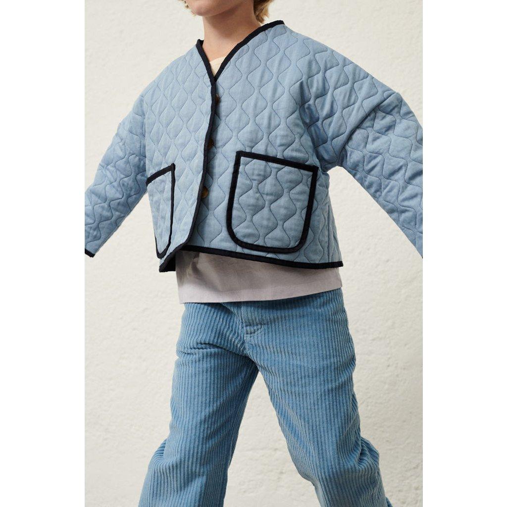 Taza jas in denimblauw voor kinderen - Baby Winkel Online