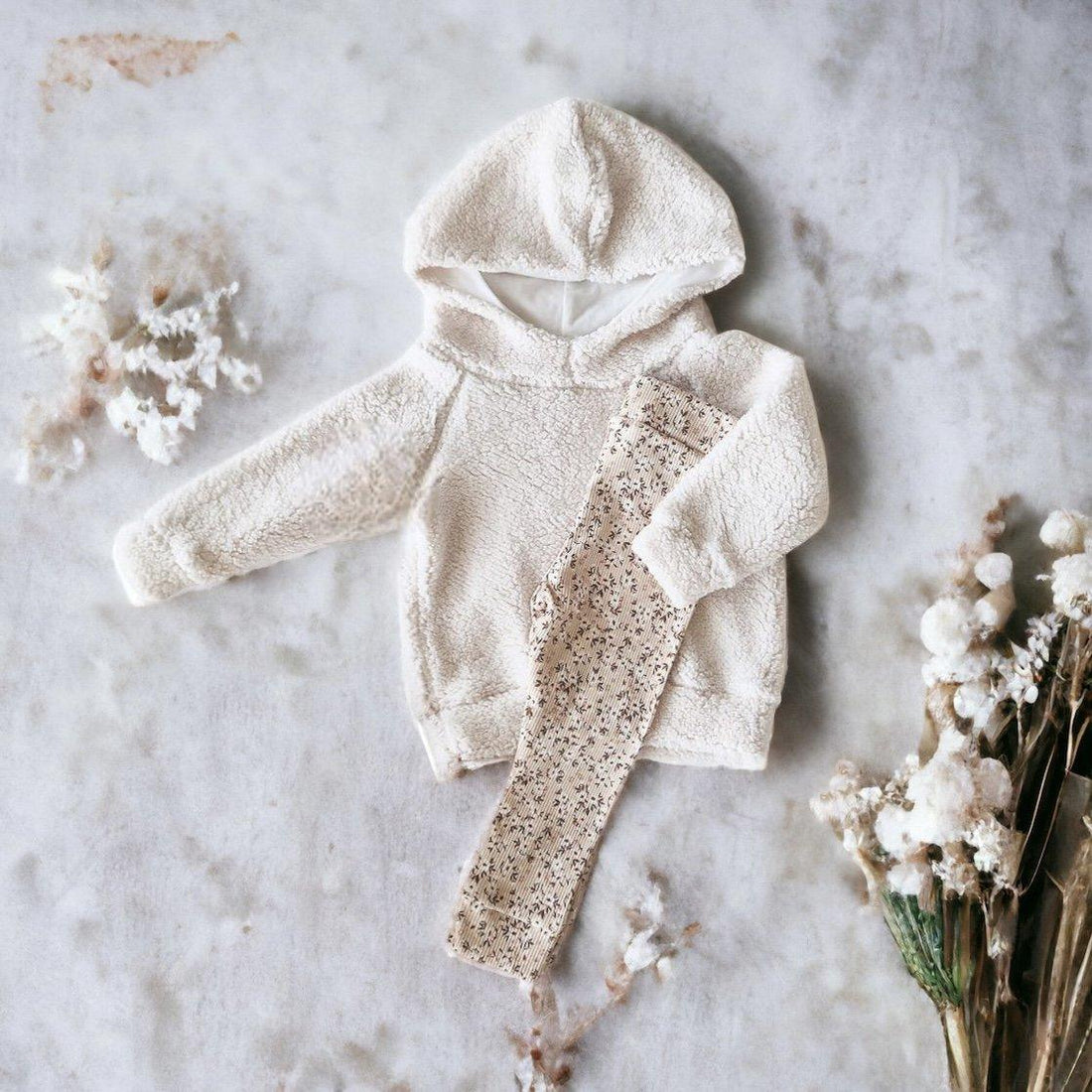 Hoodie teddy natural - Baby Winkel Online